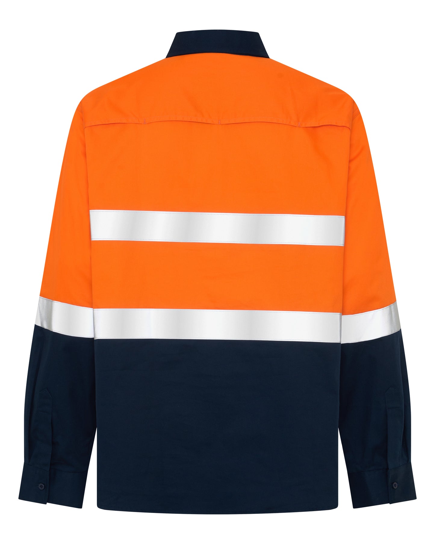 1330TTR Long Sleeves Hi Viz 1/4 placket with Reflective