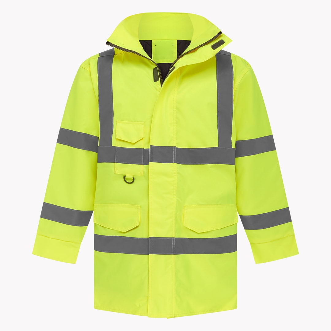 1160 Hi-Vis Taped Padded Long Jacket