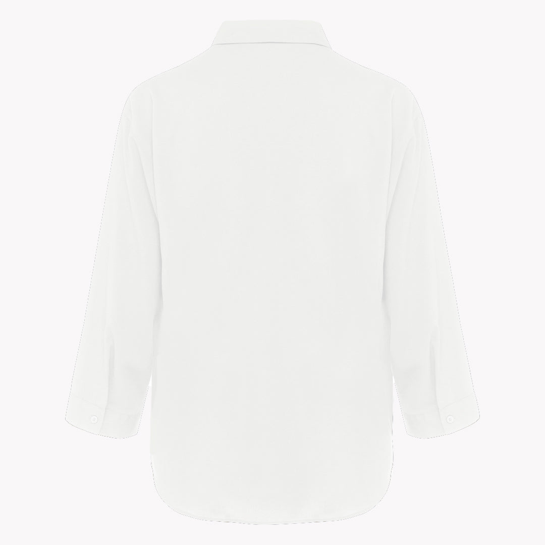 White shirt on a white background