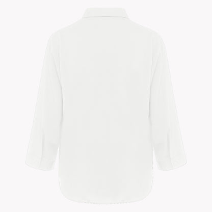 White shirt on a white background