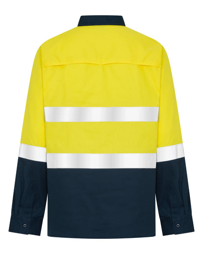 1316TTR 190 Men's Long Sleeves Hi Viz Shirt with Reflective