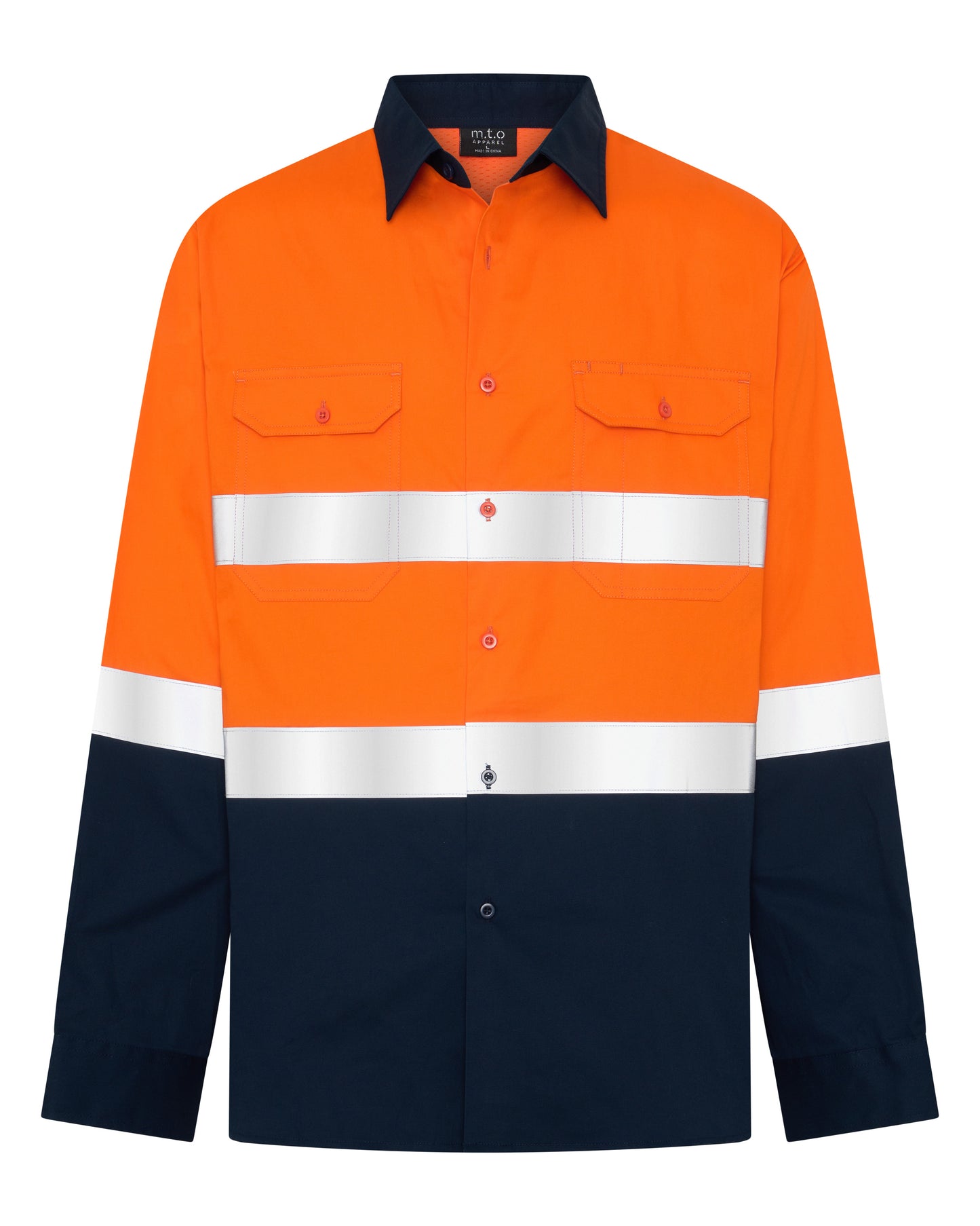 1316TTR 150 Men's Long Sleeves Hi Viz Shirt with Reflective