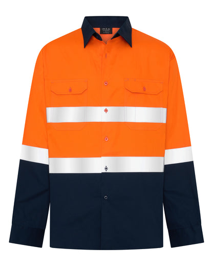 1316TTR 150 Men's Long Sleeves Hi Viz Shirt with Reflective