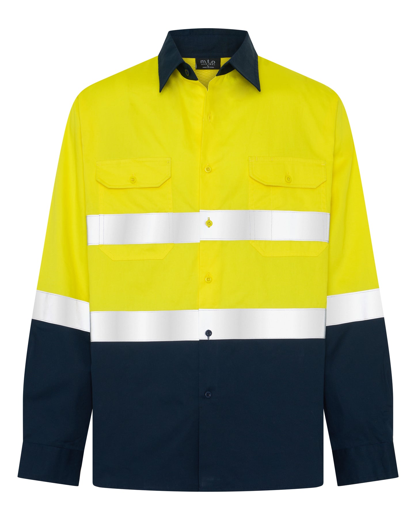 1316TTR 150 Men's Long Sleeves Hi Viz Shirt with Reflective
