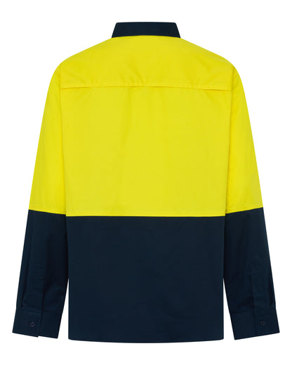 1316TT Men's Long Sleeve Two Tones Hi-Viz Shirt