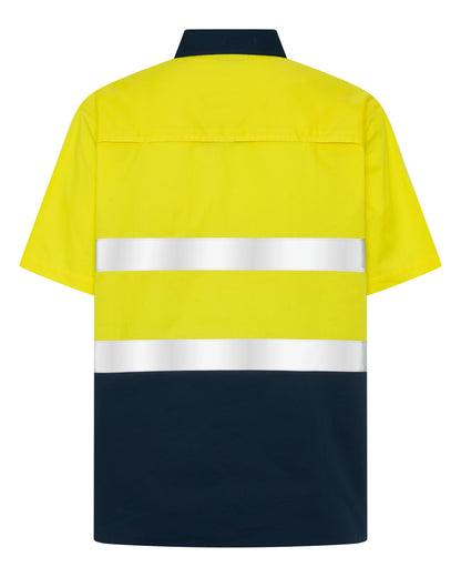 1329TTR Men's Short Sleeves Hi Viz Shirt with Reflective