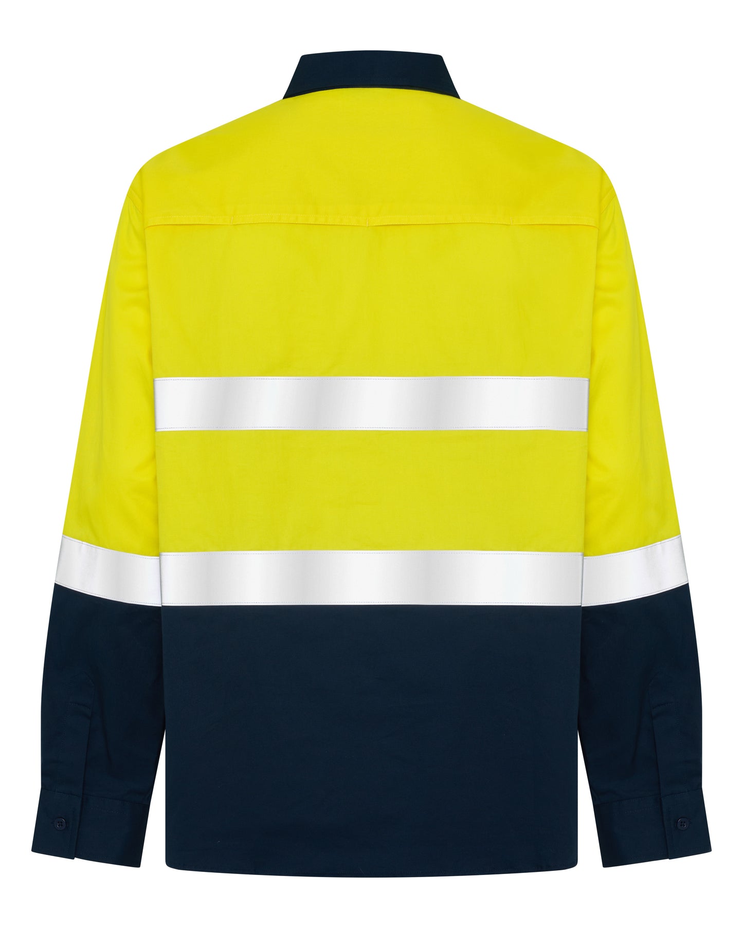 1330TTR Long Sleeves Hi Viz 1/4 placket with Reflective