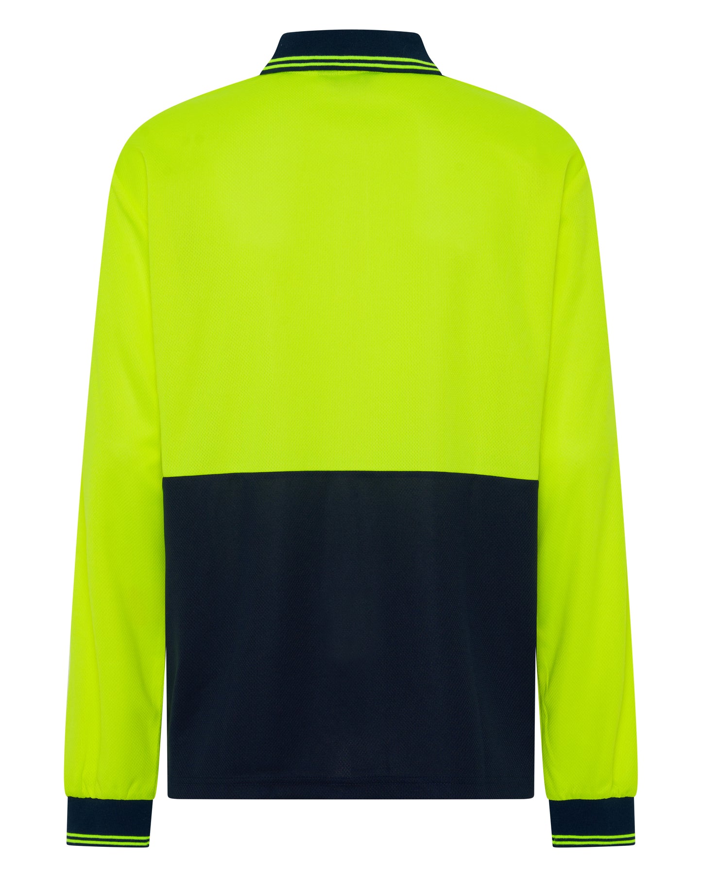 1336TT Hi Viz Long Sleeves Two Tones Polo