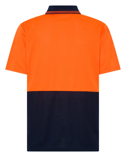 1336TT Hi Viz Polo Short Sleeves Two tones