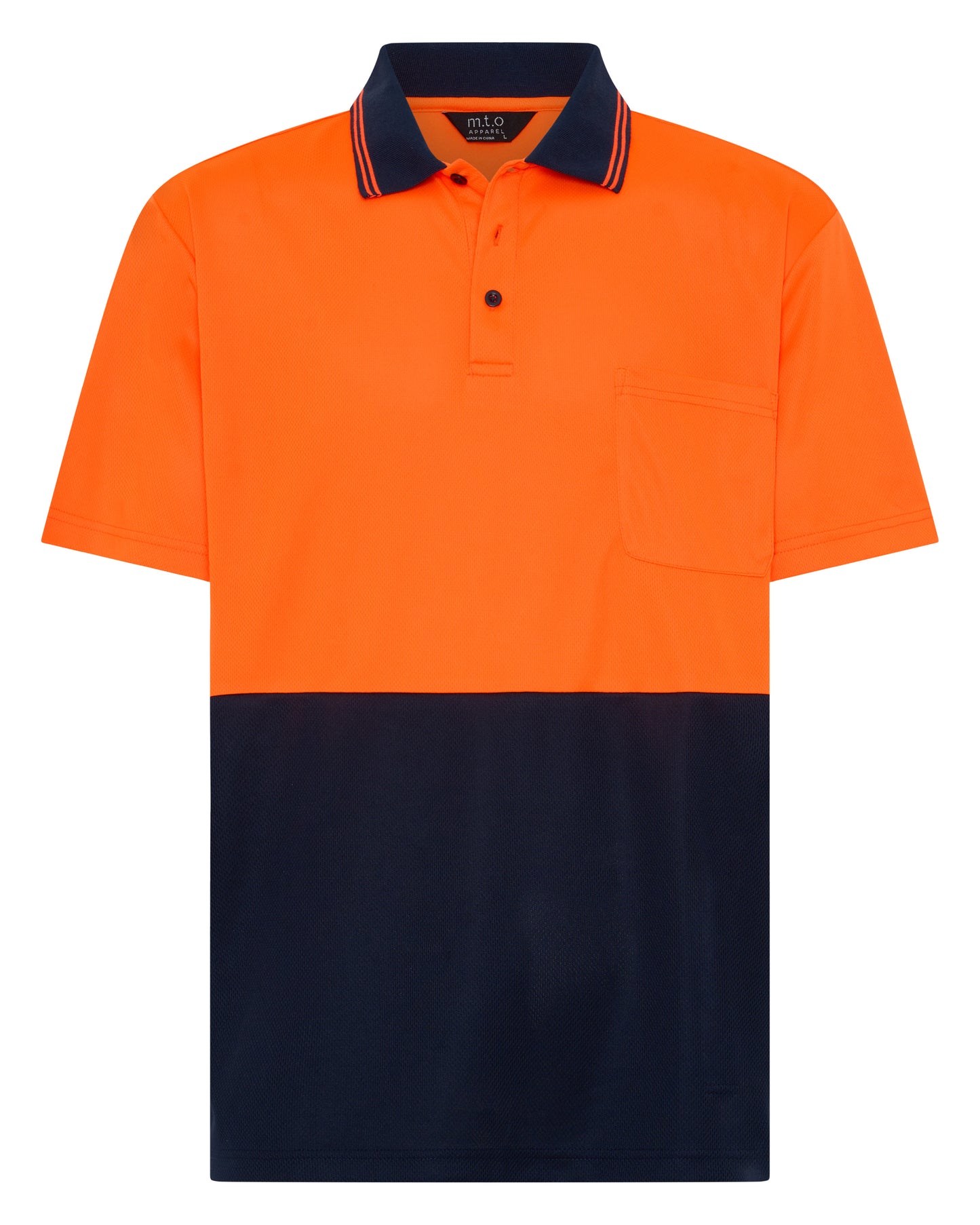 1336TT Hi Viz Polo Short Sleeves Two tones