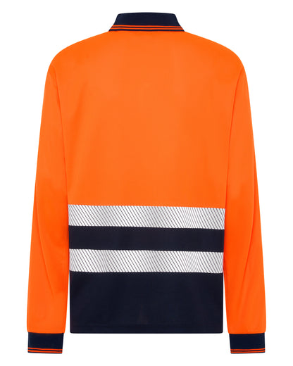 1336TTR Hi Viz Long Sleeves Polo with Reflective