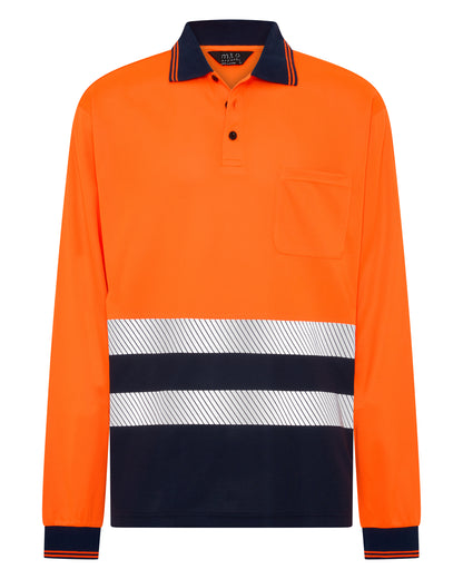 1336TTR Hi Viz Long Sleeves Polo with Reflective