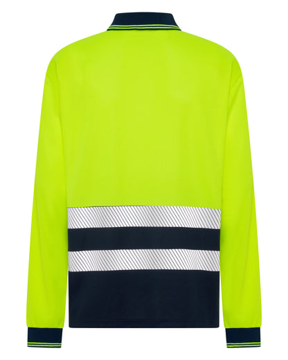 1336TTR Hi Viz Long Sleeves Polo with Reflective