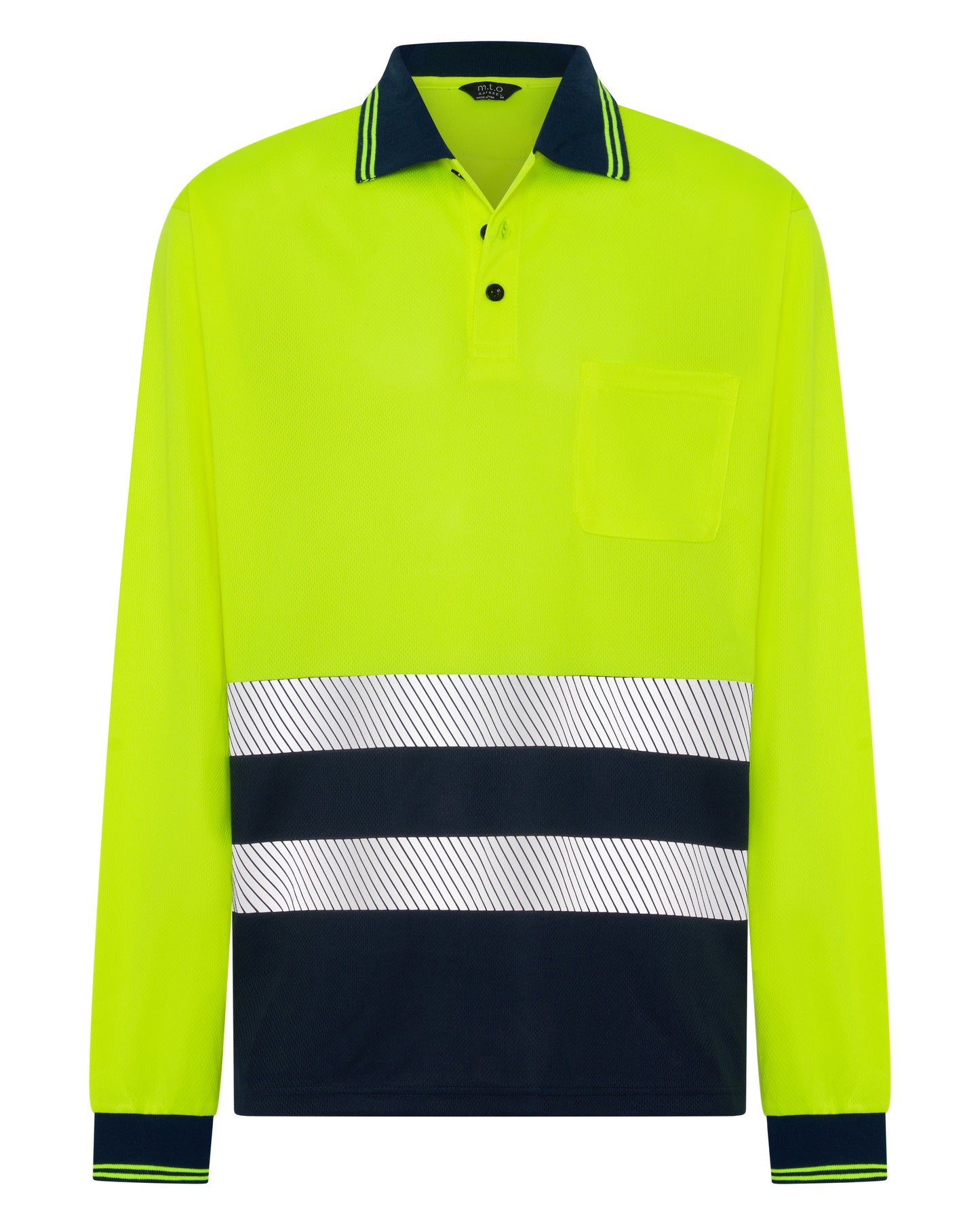 1336TTR Hi Viz Long Sleeves Polo with Reflective