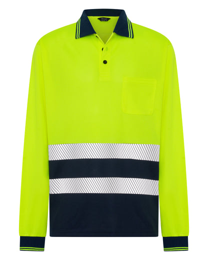 1336TTR Hi Viz Long Sleeves Polo with Reflective