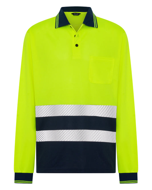 1336TTR Hi Viz Long Sleeves Polo with Reflective