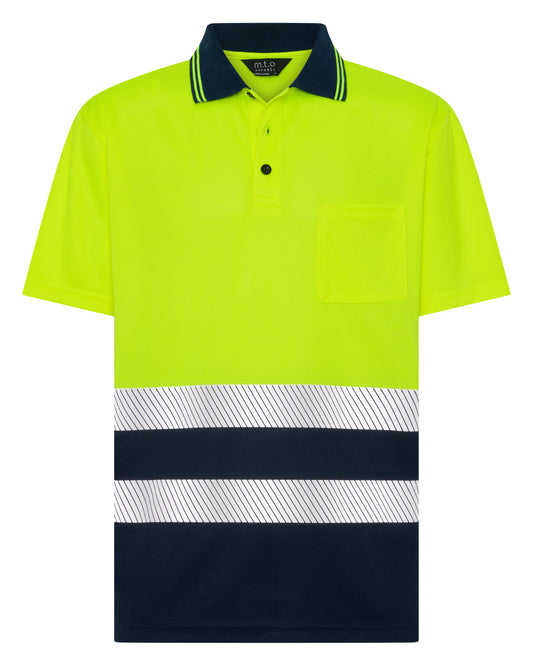 1336TTR Hi Viz Short Sleeves Polo with Reflective