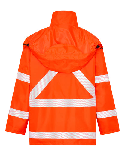 1345R Hi Viz Double Layered Rain Jacket