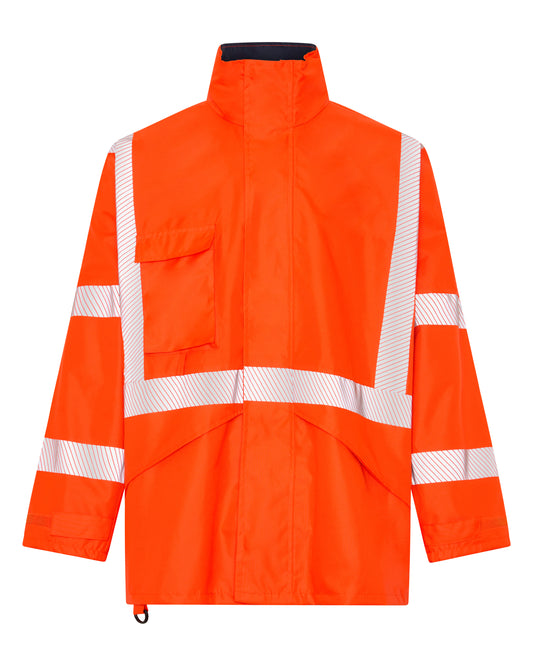 1345R Hi Viz Double Layered Rain Jacket