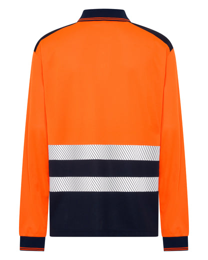 1379 TTR Cut and Sew Long Sleeve Polo