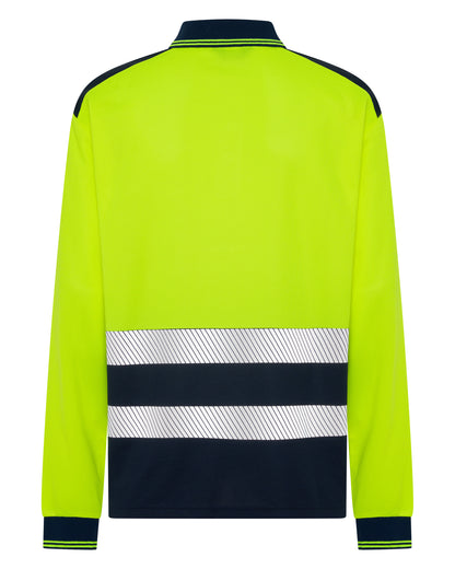 1379 TTR Cut and Sew Long Sleeve Polo