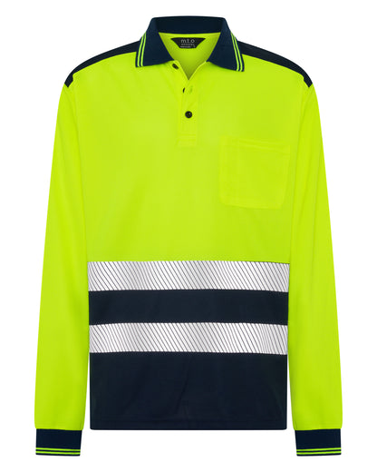 1379 TTR Cut and Sew Long Sleeve Polo