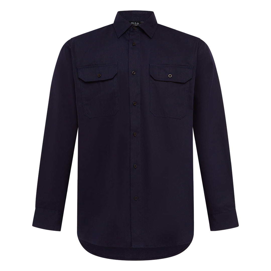 Finn Cotton Drill Utility Shirt