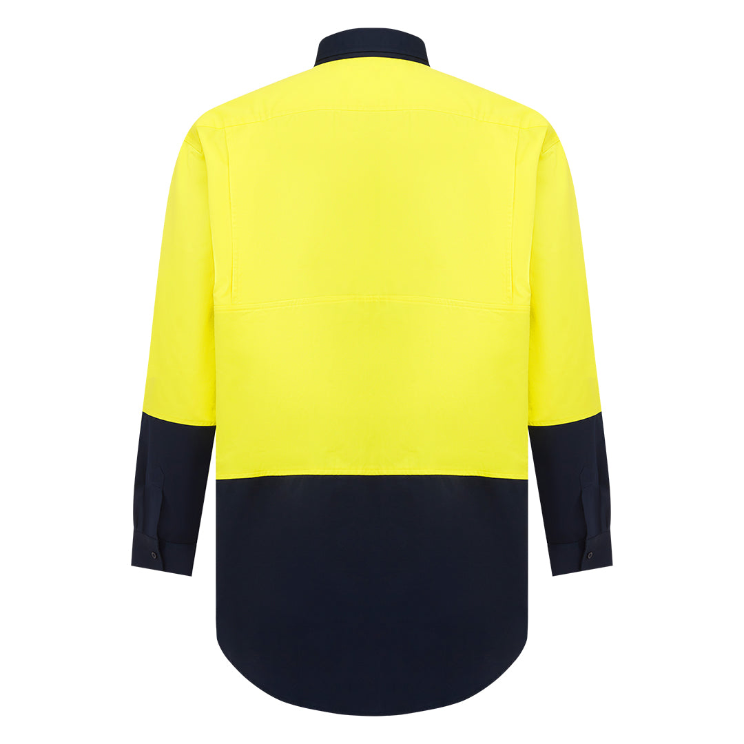 1316TT Men's Two Tones Long Sleeve Hi-Viz Shirt