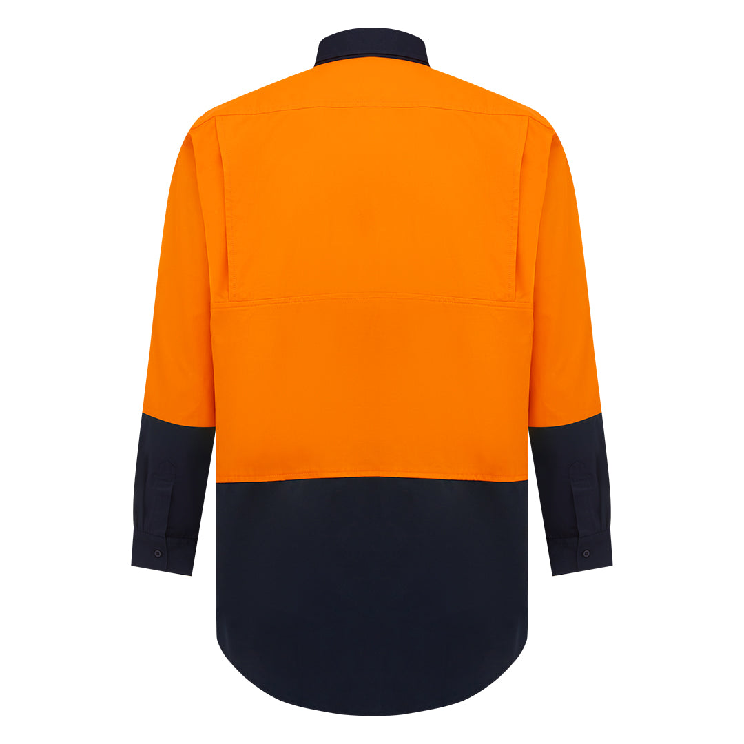 1316TT Men's Two Tones Long Sleeve Hi-Viz Shirt