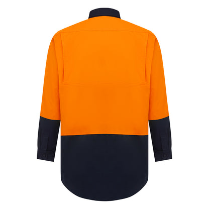 1316TT Men's Two Tones Long Sleeve Hi-Viz Shirt