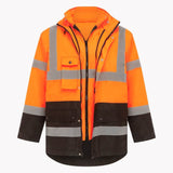 1070 Hi Vis Padded Double Jacket