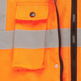 1070 Hi Vis Padded Double Jacket
